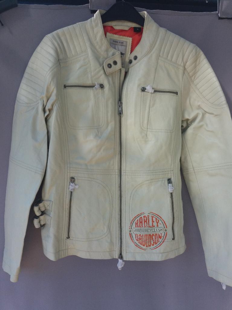 harley davidson lederen vrouwenvest maat M, Enlèvement ou Envoi, Femmes, Harley Davidson, Manteau | cuir