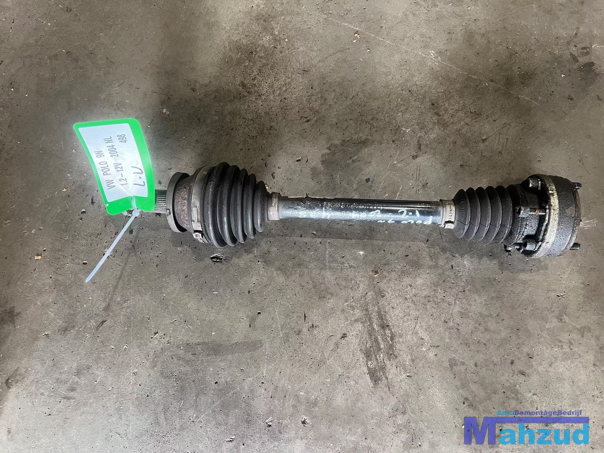 VW POLO 9N 1.2 12V Links aandrijfas 6Q0407271AT 1ATH, Autos : Pièces & Accessoires, Volkswagen, Volkswagen AG, Vw@volkswagen.de