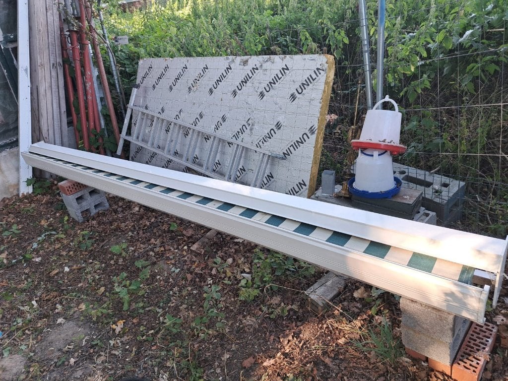 Luifel elektrisch, Tuin en Terras, Ophalen, Gebruikt, Elektrisch