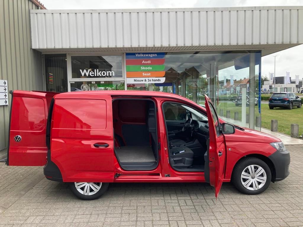 Volkswagen Caddy 114TSI -AUTOMAAT -Airco -Lichte vracht -GPS, Auto's, Automaat, Stof, 4 cilinders, Volkswagen