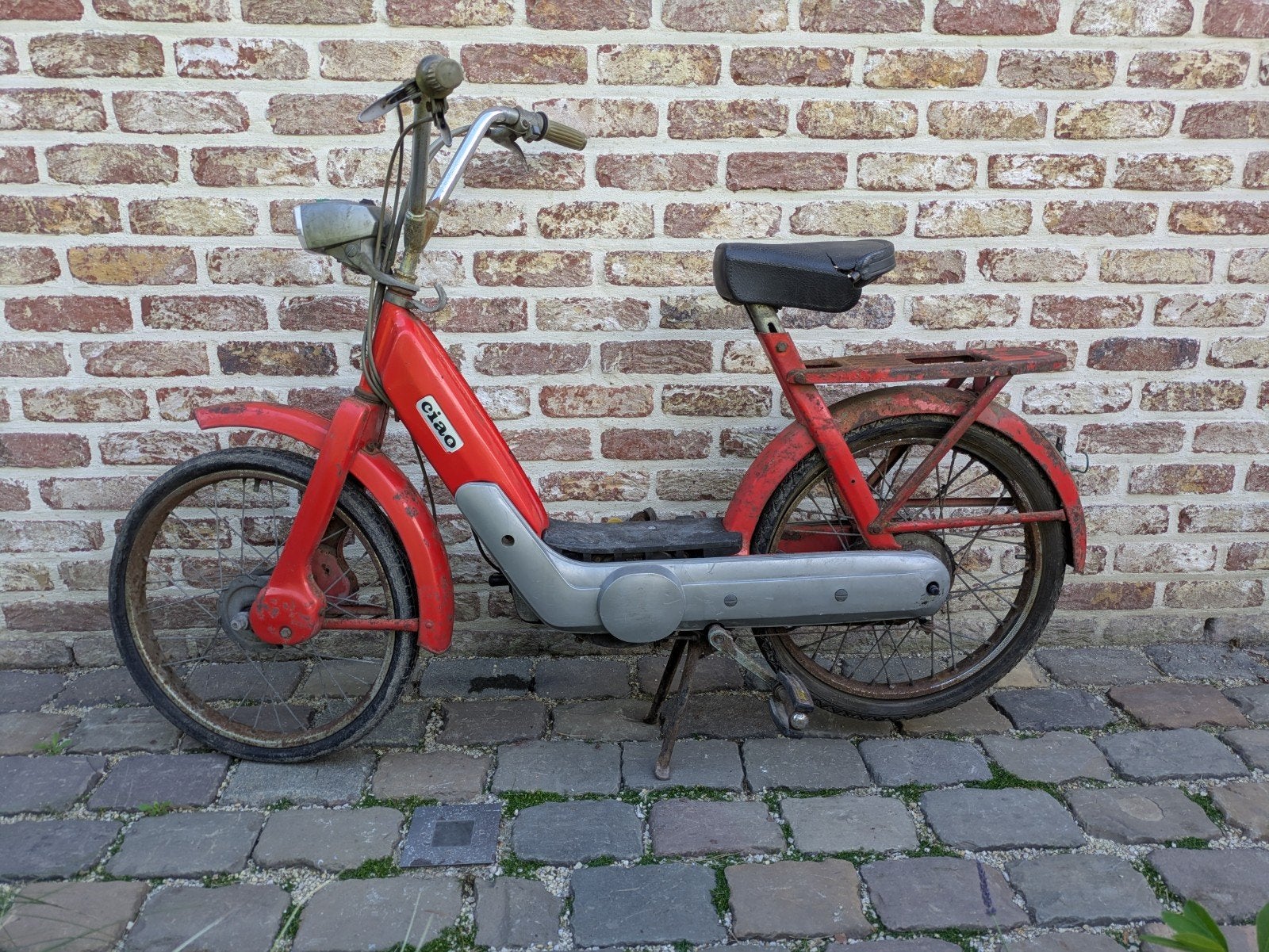 Vespa Piaggio ciao uit 1974 zo uit de schuur., Fietsen en Brommers, Ophalen, Gebruikt, Ciao, 49 cc