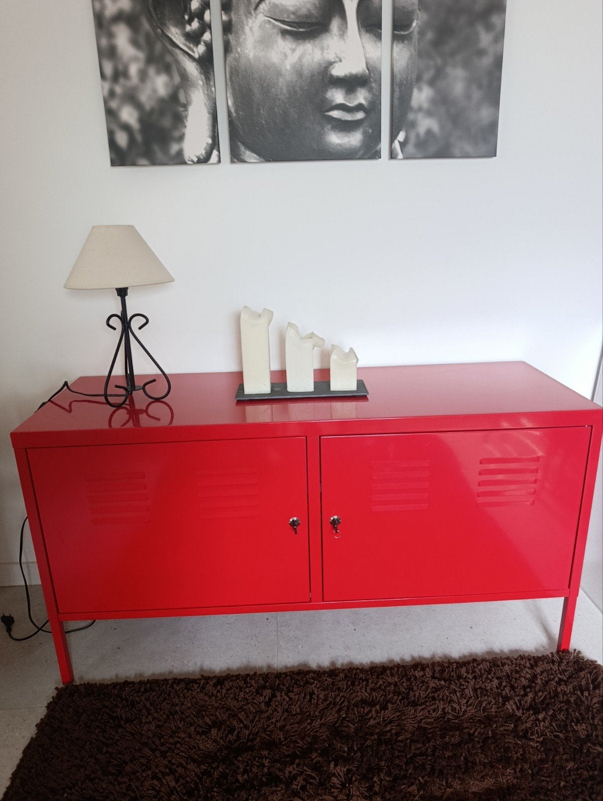Ikea kastje rood te koop, Huis en Inrichting, Ophalen