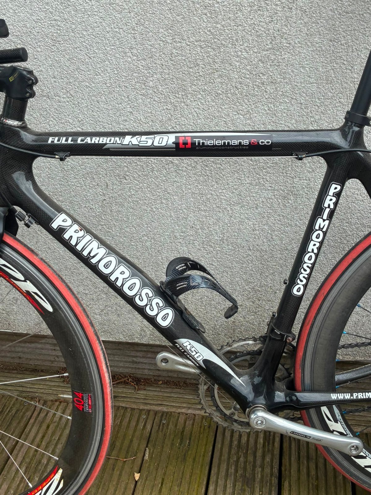 Tijdrijd fiets, Ophalen