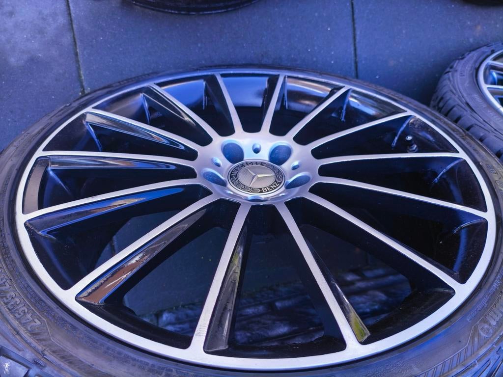 Ensemble de jantes Mercedes AMG de 20 pouces de large. État, Autos : Pièces & Accessoires, Enlèvement, 20 pouces, Jante(s), Pneus été