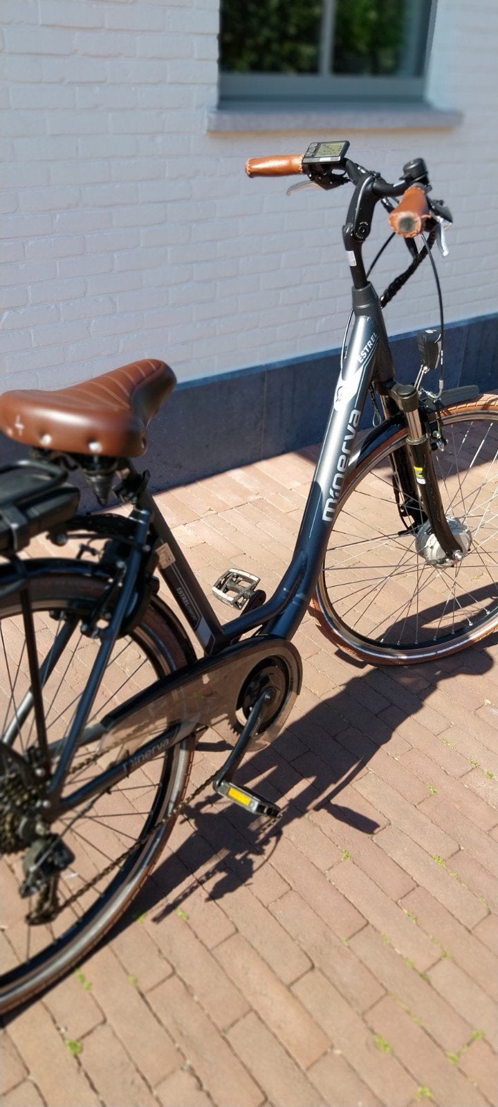 PERFECT WERKENDE MINERVA ESTREL IN UITSTEKENDE STAAT!!, 47 à 51 cm, Enlèvement, Comme neuf, 50 km par batterie ou plus