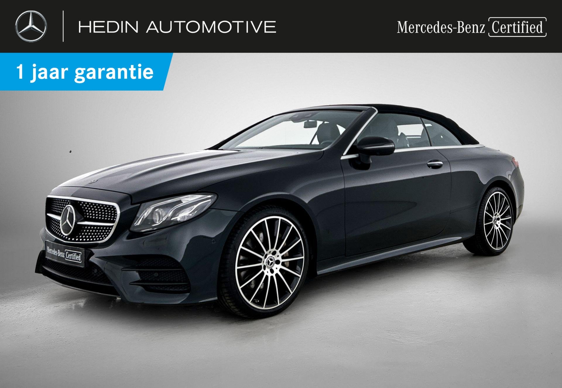 Mercedes-Benz E-Klasse 300 Cabriolet AMG Line | Night Pack |, Autos, Euro 6, Cabriolet, Noir, 2 portes