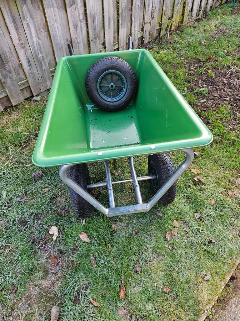 Landbouwkruiwagen Nieuwe 180 liter in Houthalen luchtbanden, Tuin en Terras, Kruiwagens, Ophalen