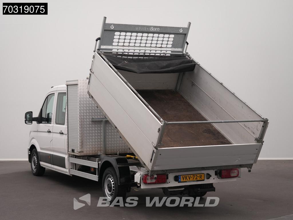 Volkswagen Crafter 140pk Kipper Dubbel Cabine met Kist Trekh, Auto's, Bestelwagens en Lichte vracht, Gebruikt, Euro 6, 4 cilinders