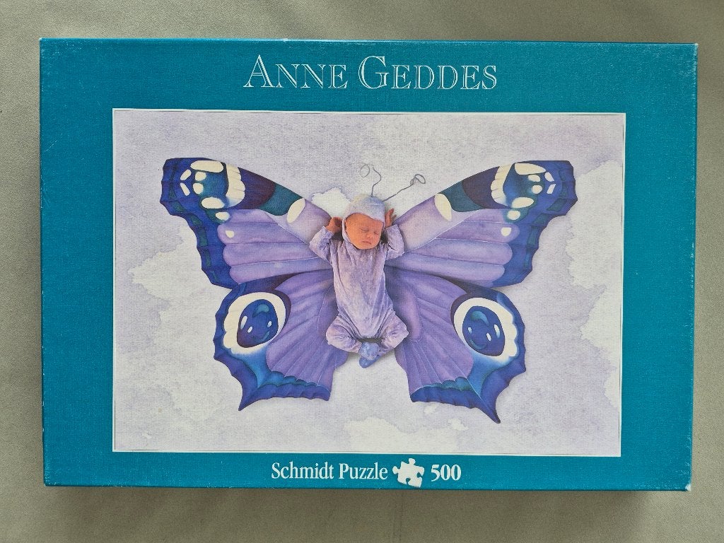 Puzzel 500 stukjes "Anne Geddes - Vlinder", Ophalen, Gebruikt, Legpuzzel