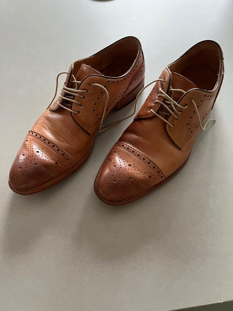 Roy Robson Kostuum schoenen M 42 Nieuwstaat, Bruin, Roy robson, Ophalen of Verzenden, Zo goed als nieuw