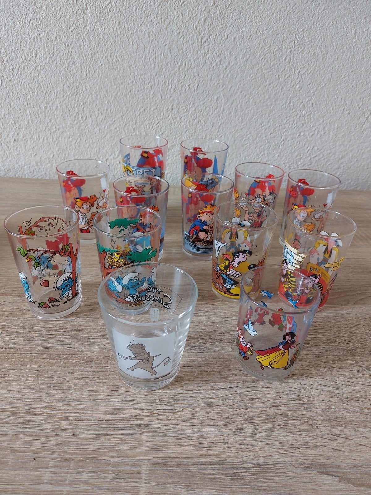Verres moutarde thème Bande dessinée, Collections, Enlèvement ou Envoi