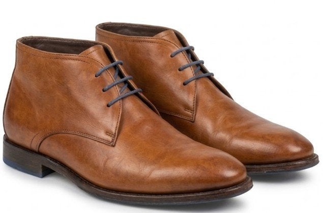 Floris van Bommel Goodyear Veterboot --- maat 7.5 --- Cognac, Kleding | Heren, Schoenen, Ophalen of Verzenden, Zo goed als nieuw