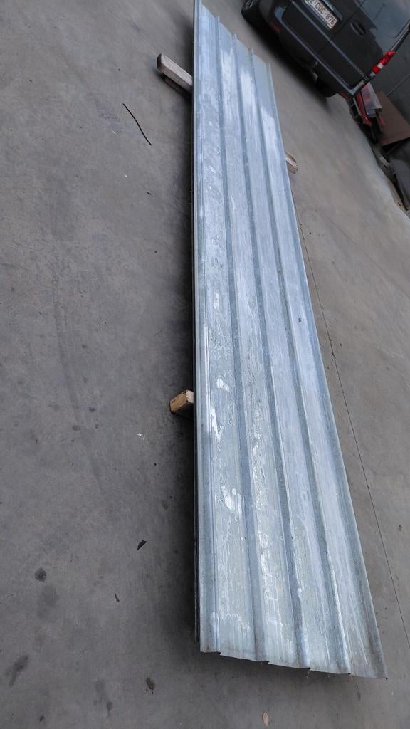 Galvaniseerde dakplaten 6 meter, Doe-het-zelf en Bouw, Metalen, Ophalen