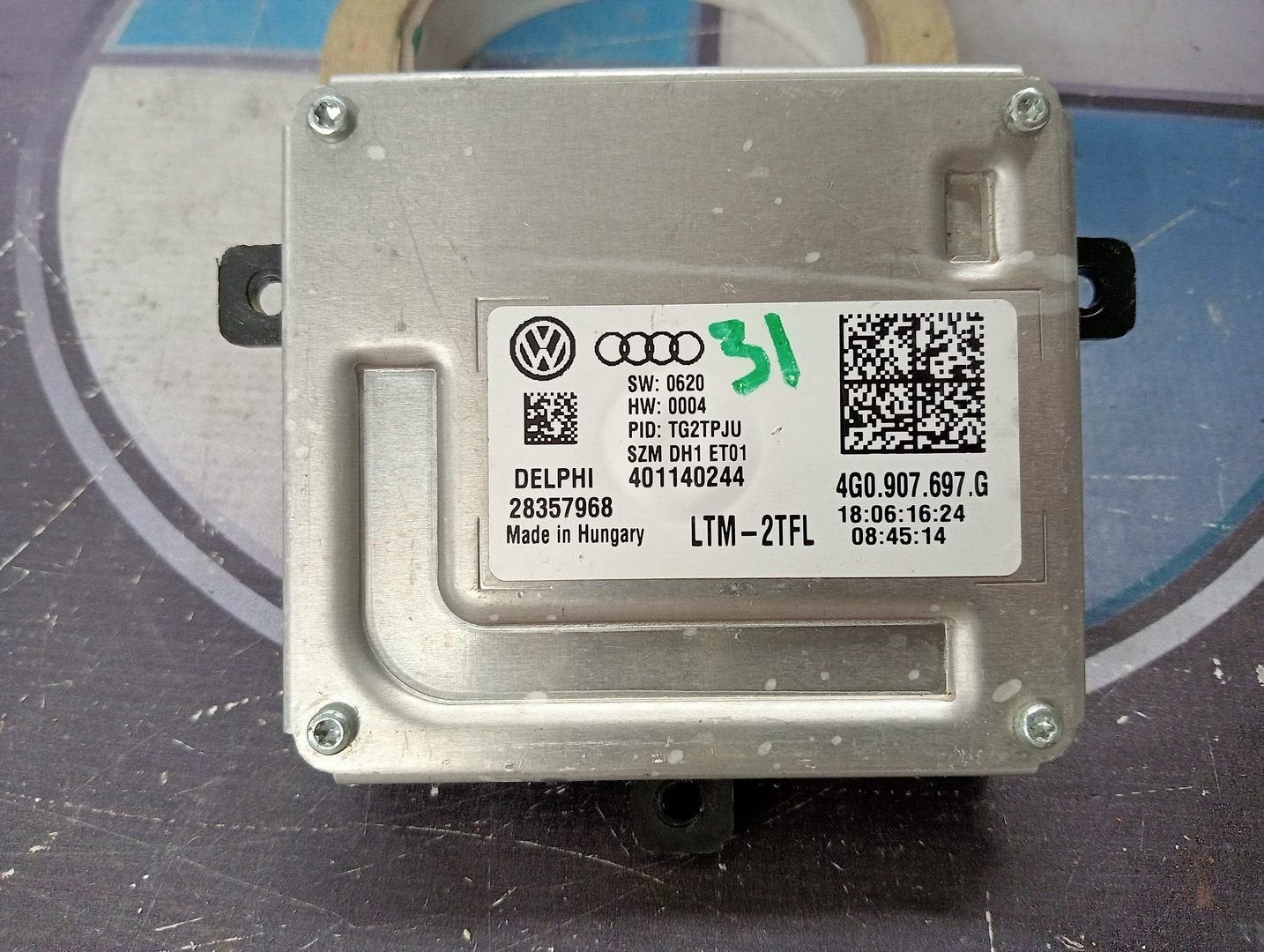 Vw Audi Skoda Seat Xenon Ballast Module 4G0907697G, Autos : Pièces & Accessoires, Volkswagen, -, Utilisé, -