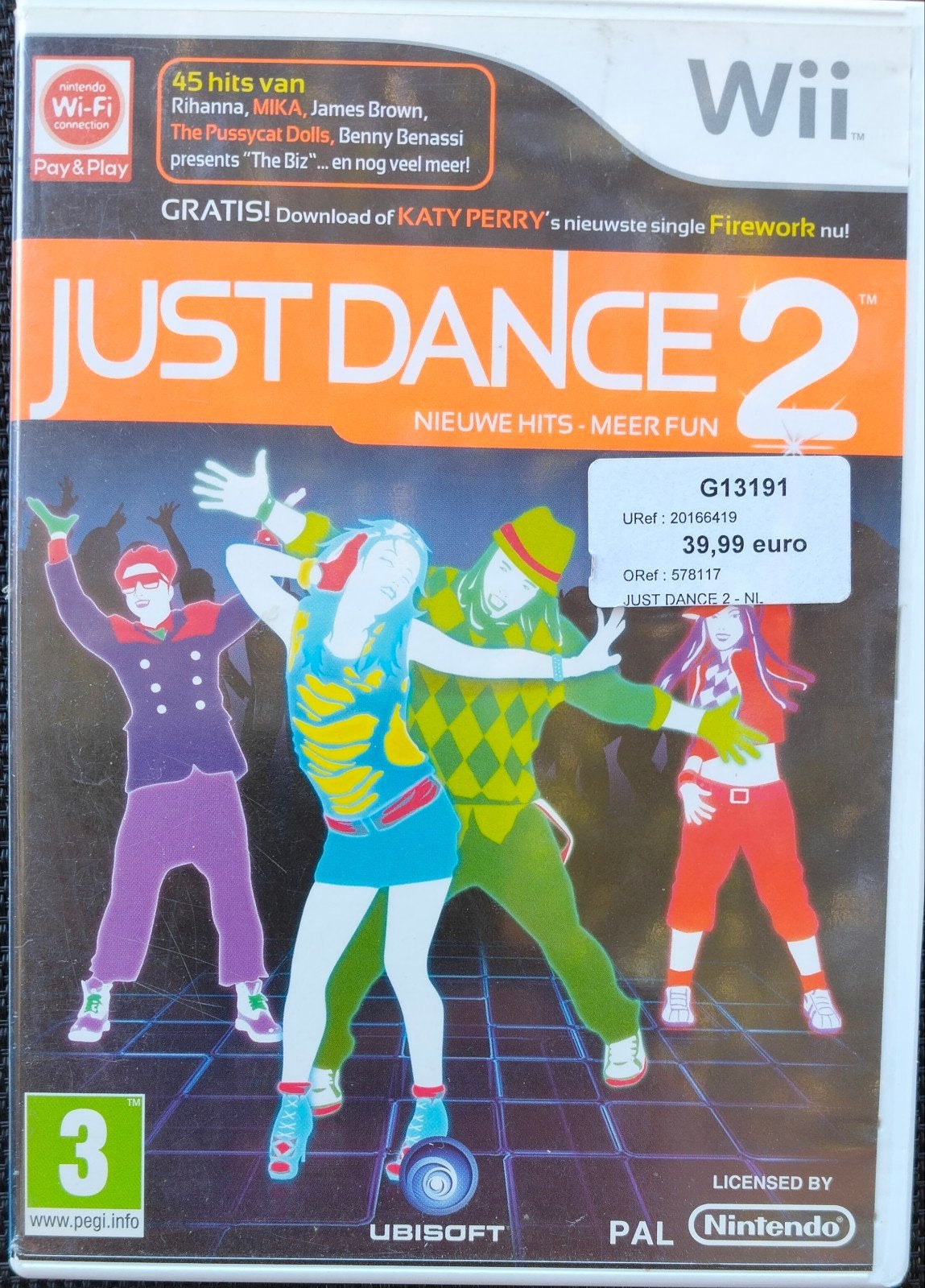Just dance 2, Wii, Enlèvement, Autres genres, À partir de 3 ans