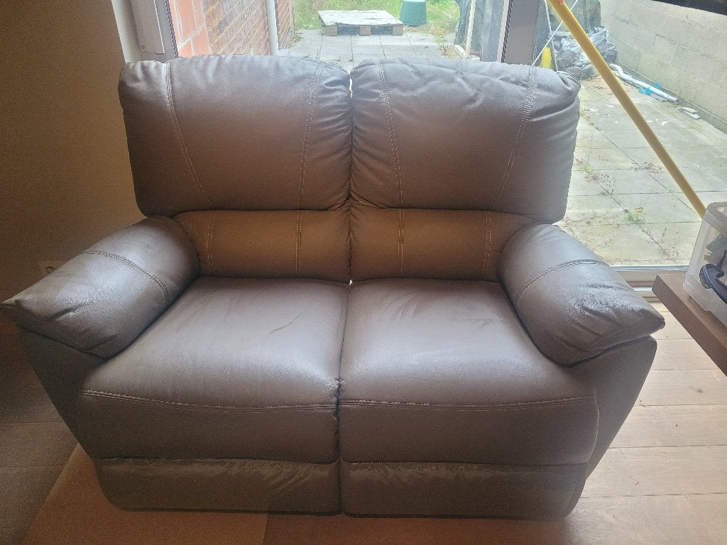 Zetel relax 2zit electrisch verstelbaar, Ophalen, Zo goed als nieuw, Tweepersoons, Rechte bank