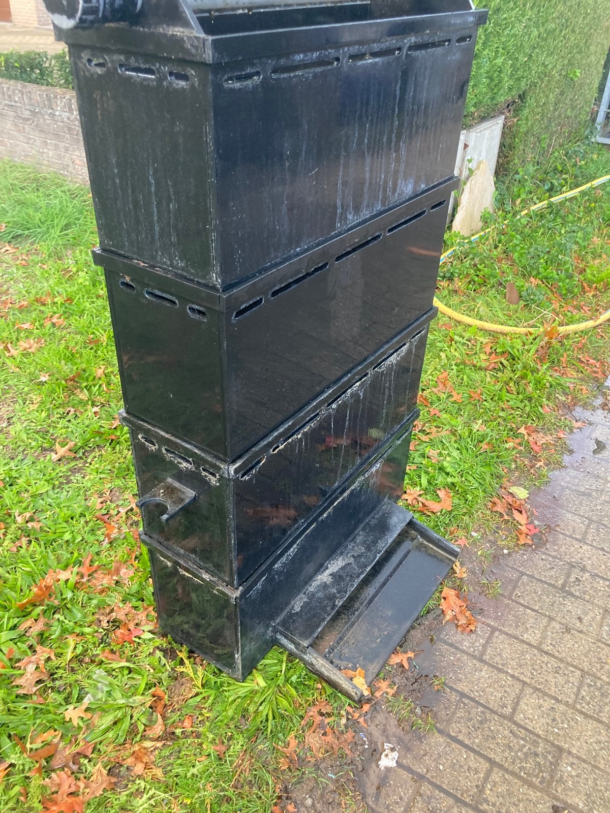 Trickle toren met waterval incl filtermedia, Tuin en Terras, Ophalen, Gebruikt, Vijverfilter