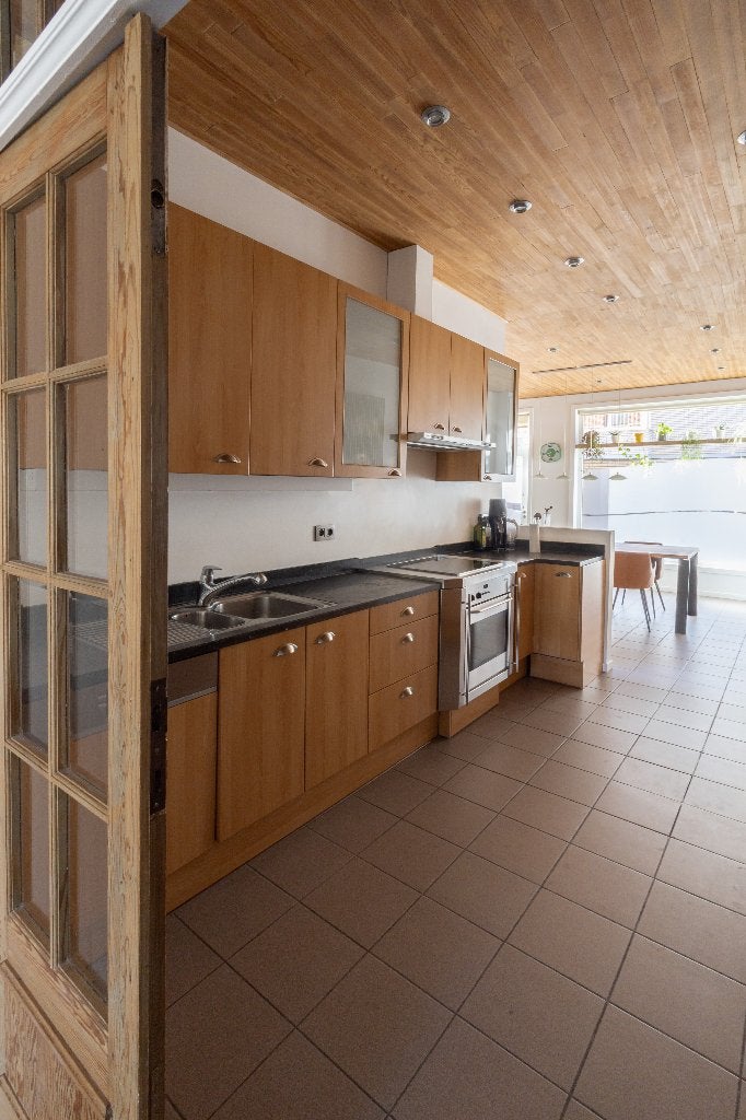 Kwalitatieve keuken te koop, Maison & Meubles, Cuisine | Cuisines complètes, Utilisé, Cuisine à mur double, Brun, Granit ou Pierre