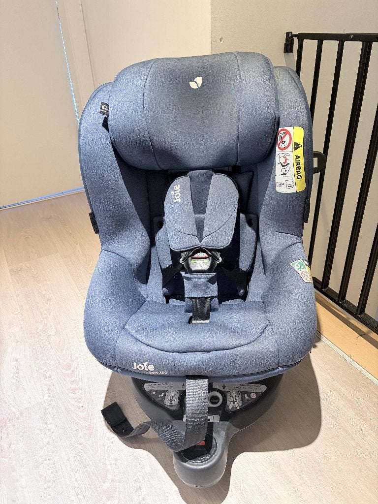 Siège auto pivotant Joie i-Spin 360, Autres marques, 0 à 18 kg, Mode veille, Comme neuf