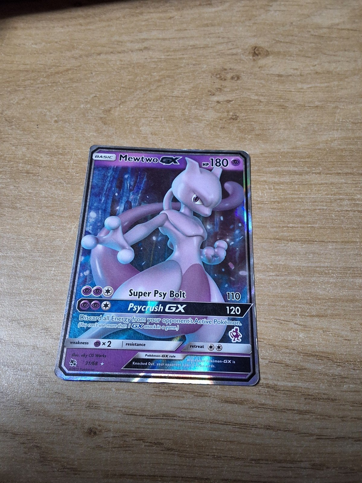 mewtwo GX 31/68, Ophalen