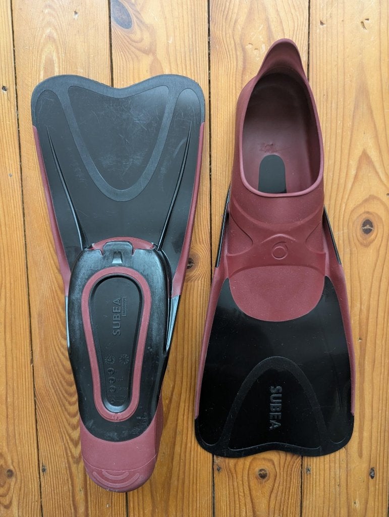 Zwemvliezen maat 35-37, Watersport en Boten, Snorkelen, Ophalen of Verzenden, Zo goed als nieuw, Snorkelvinnen