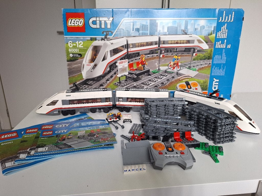 LEGO 60051 High-Speed Passenger Train, City, Instructions incluses, Enlèvement ou Envoi, Lego