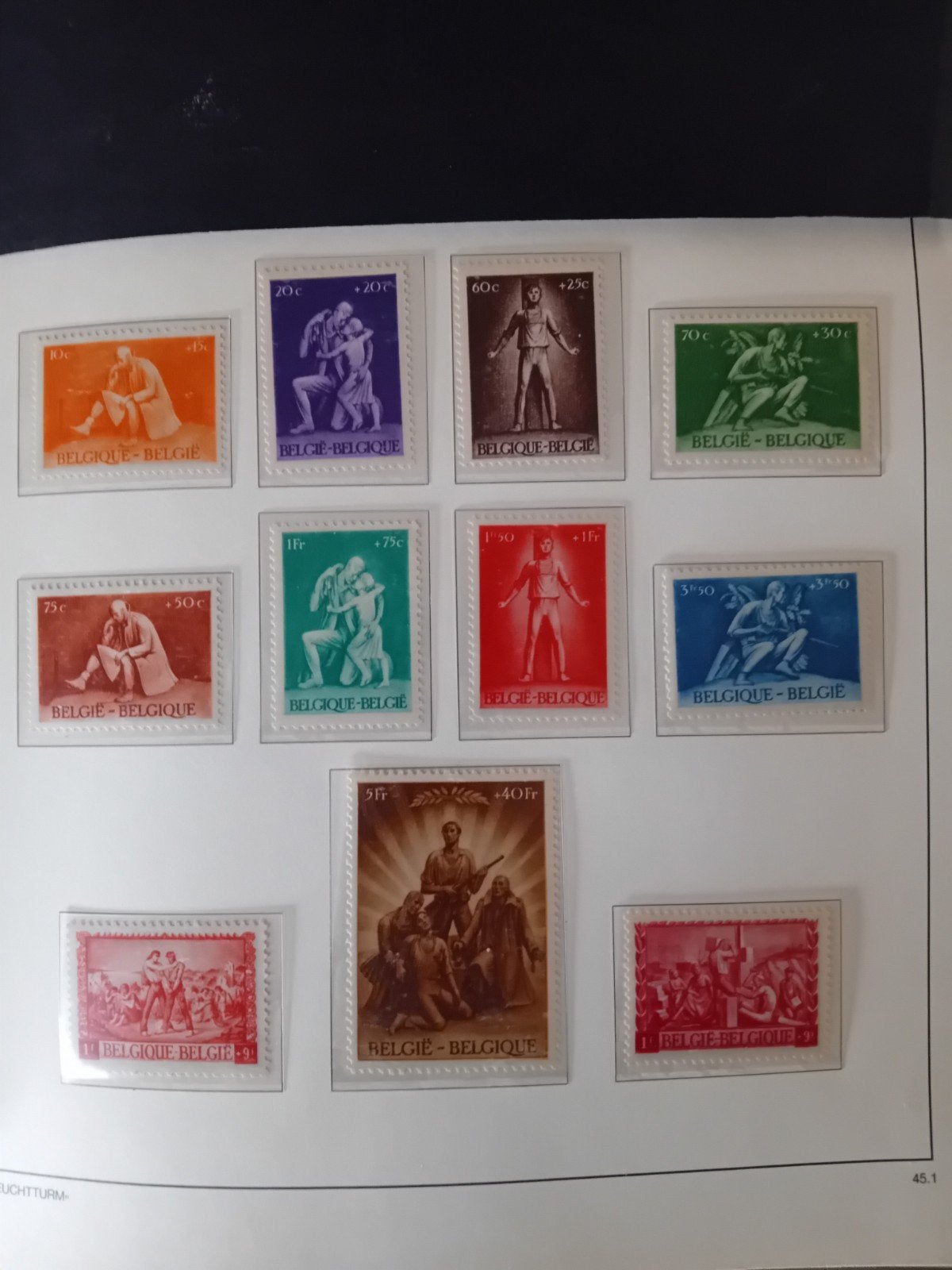 Timbres de Belgique n 701/709** lot 131P, Enlèvement ou Envoi, Neuf