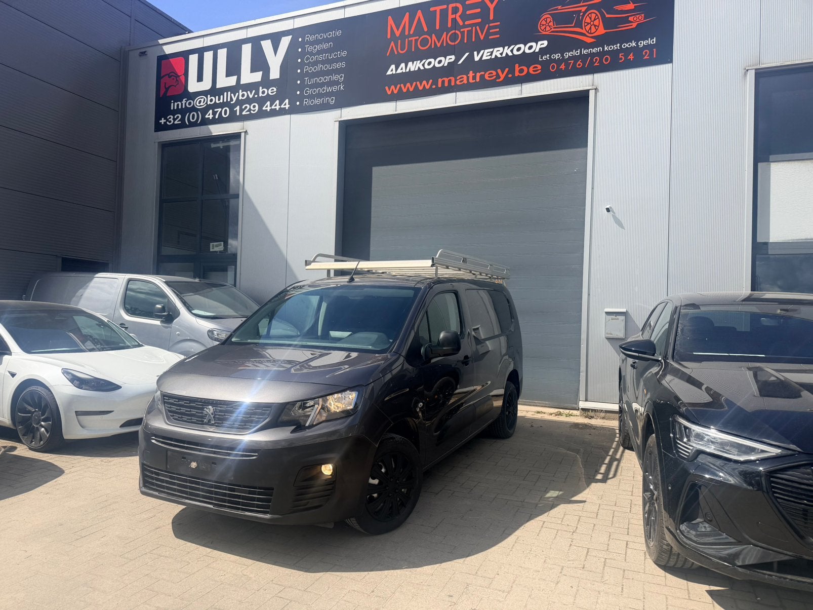 Peugeot partner L2 XL 3Zit BTW, Autos, Camionnettes & Utilitaires, Argent ou Gris, Euro 6, Entreprise, Boîte manuelle
