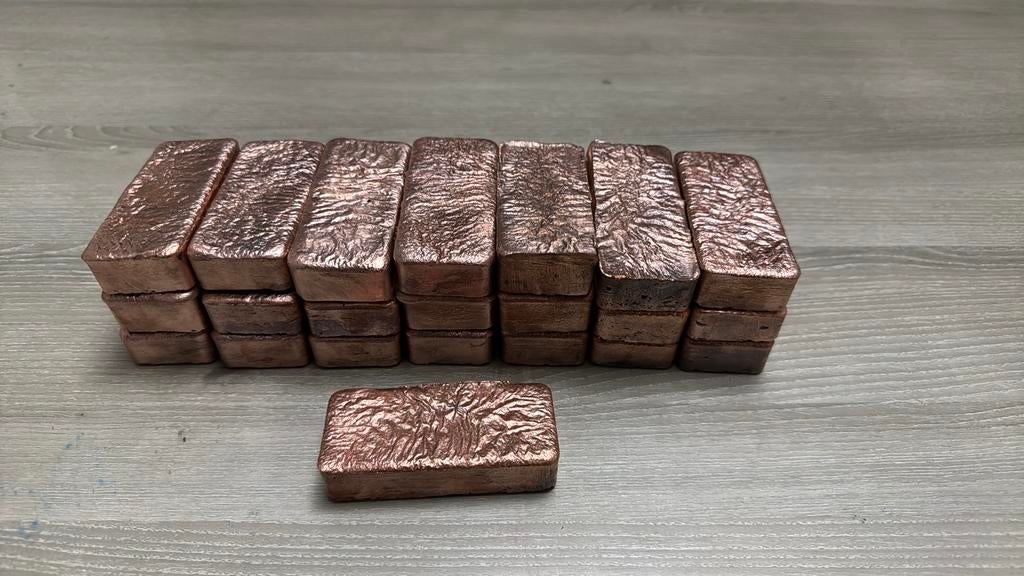 Koperen baren €20 de stuk, Ophalen, Koper