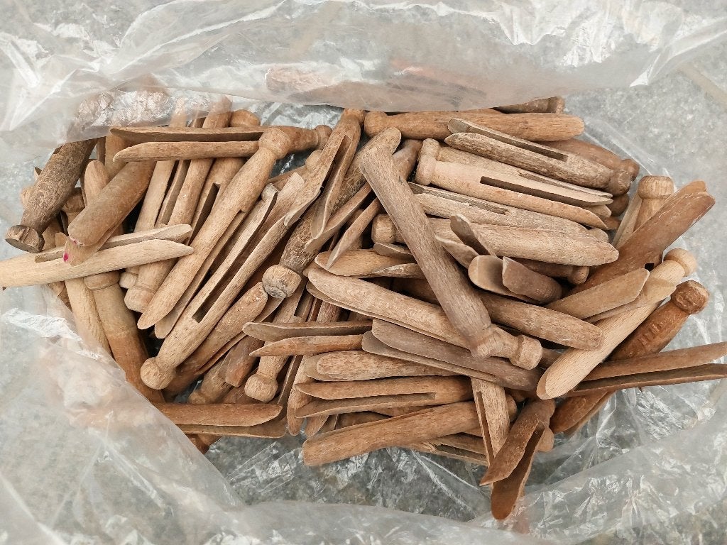 55 oude wasknijpers, Antiek en Kunst, Ophalen of Verzenden