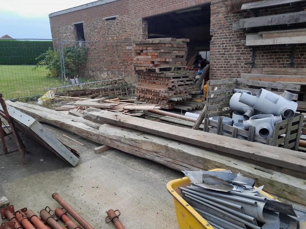 oude balken, Doe-het-zelf en Bouw, Hout en Planken, Ophalen, Gebruikt