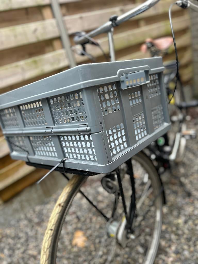 Achielle damesfiets nexus 3, mand en kinderzitje van Yepp, Enlèvement, Utilisé, Frein à tambour, Panier