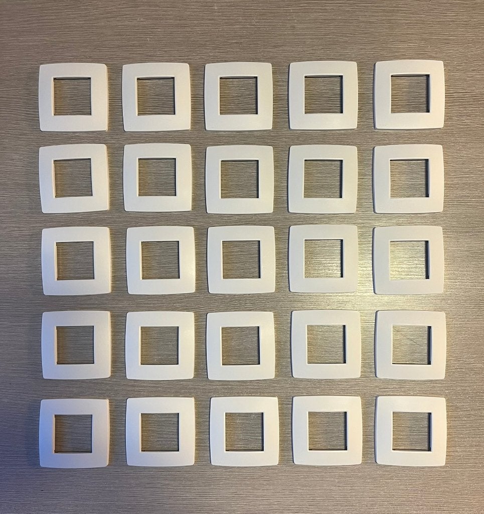 Niko Original afdekplaat voor 1 functie, enkelvoudig, White, Doe-het-zelf en Bouw, Ophalen of Verzenden, Zo goed als nieuw, Overige merken