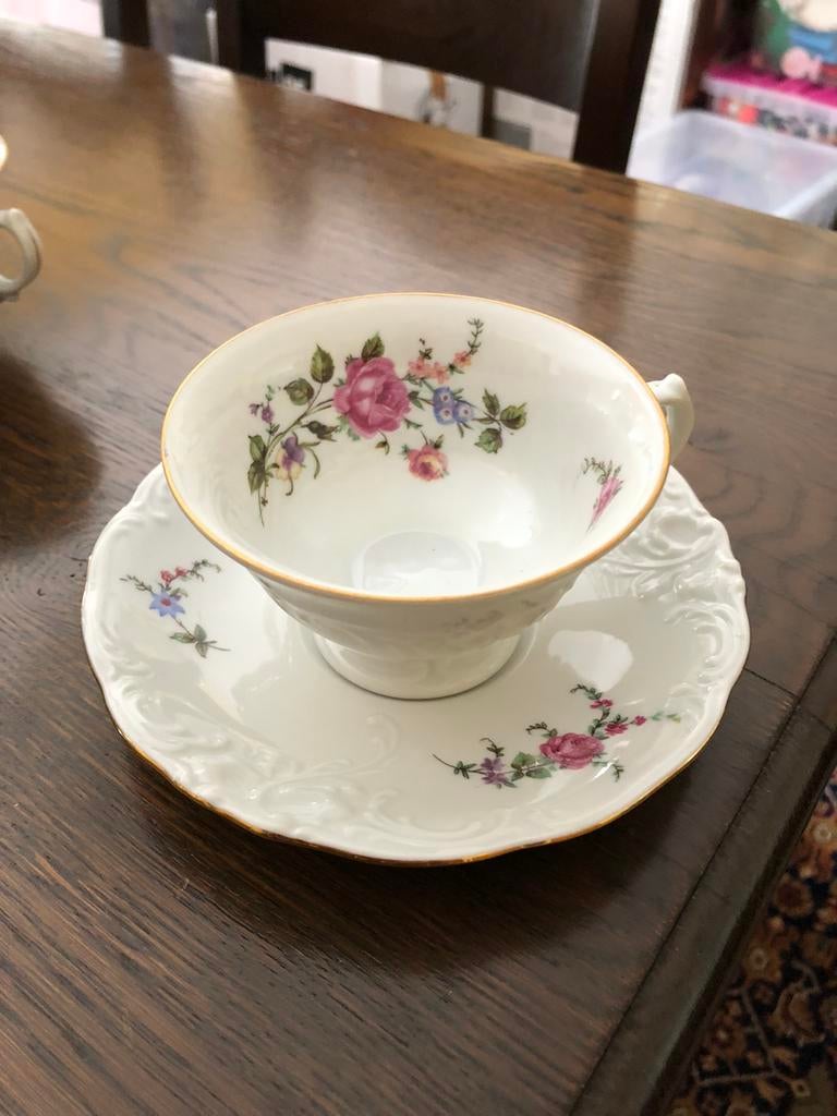 Compleet vintage koffieservies, Enlèvement
