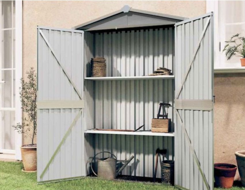 Compact tuinhuis/tuinopberger, Ophalen of Verzenden, Zo goed als nieuw, Metaal, Overige typen