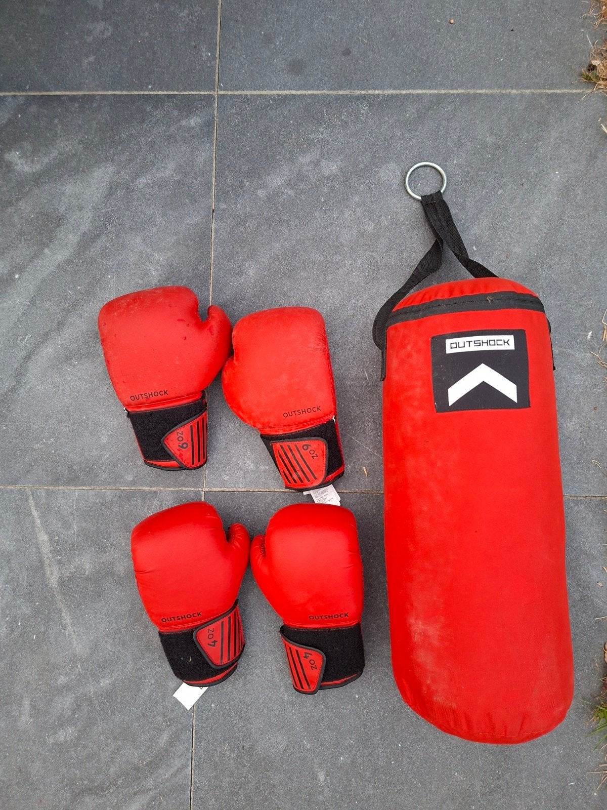 kinder boksbal en handschoenen, Enlèvement, Utilisé, Punching-ball