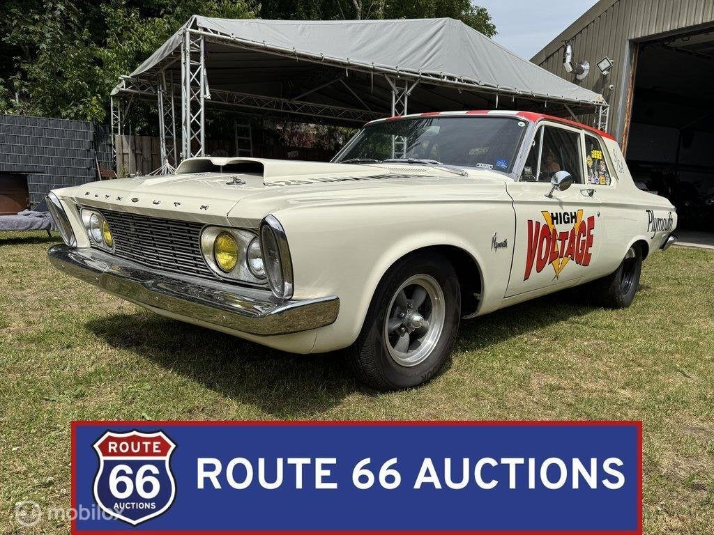 Plymouth Savoy | 1963 | Route 66 Auctions, Zwart, Handgeschakeld, Overige carrosserie, Plymouth