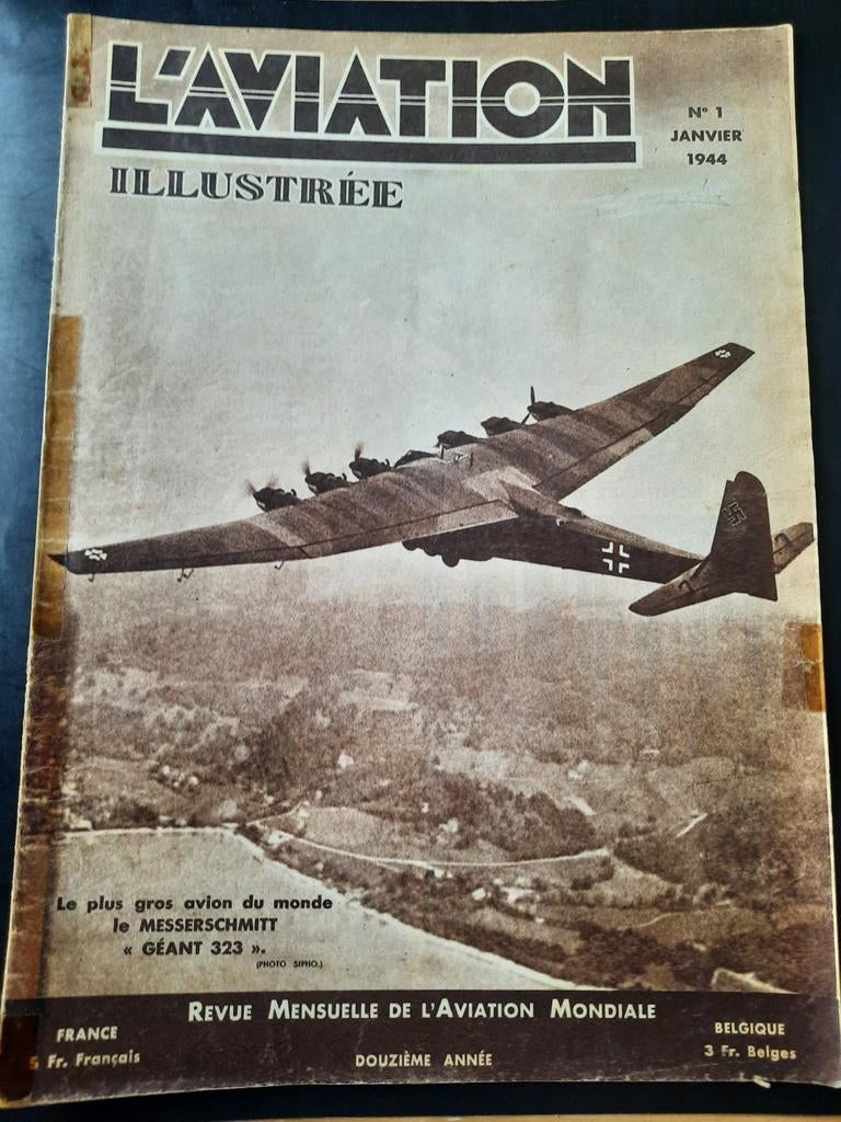 L'aviation illustrée Janvier 1944, Collections, Enlèvement ou Envoi