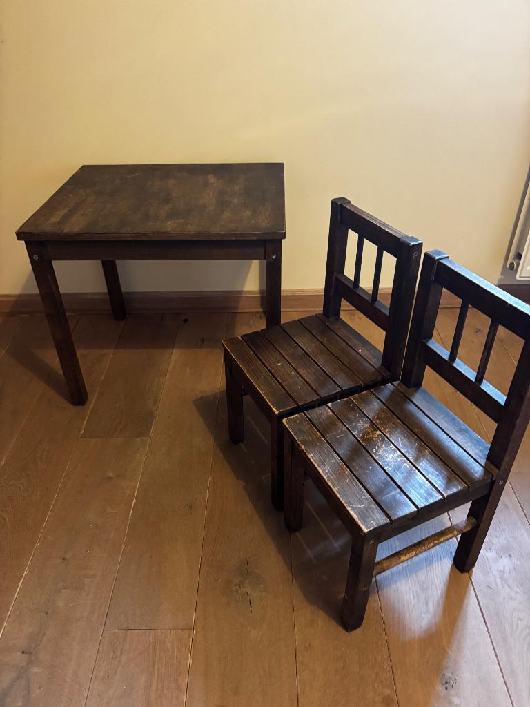 Kindertafel en stoeltjes, Kinderen en Baby's, Ophalen, Gebruikt