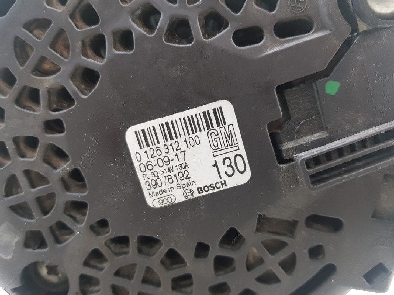 ALTERNATEUR Opel Astra K (01-2015/12-2022), Robert Bosch AG, Opel, Utilisé, Robert-Bosch-Allee 1
74232  Abstatt, DE
