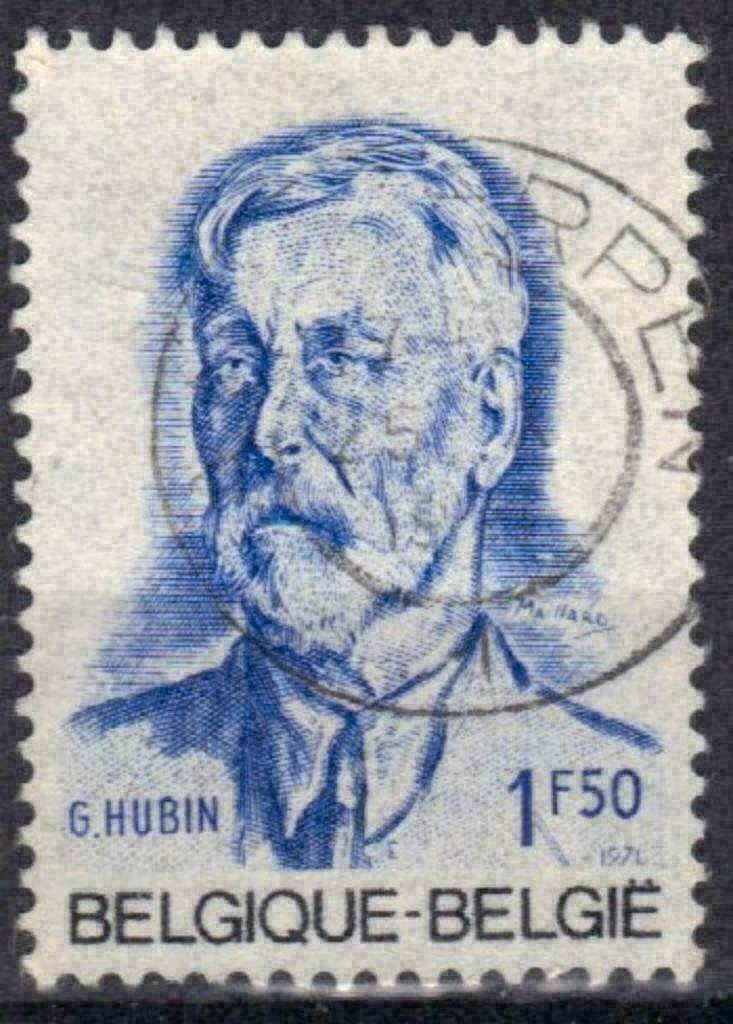 Belgie 1971 - Yvert/OBP 1591 - Georges Hubin (ST), Verzenden, Gestempeld, Gestempeld