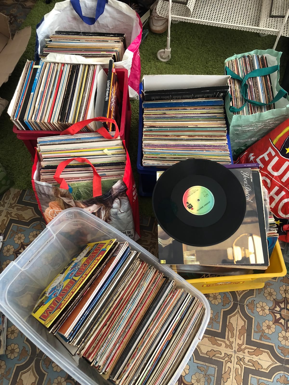 Très gros lot de vinyles 33 tours, Pochette gatefold, Enlèvement, Utilisé, Autres types