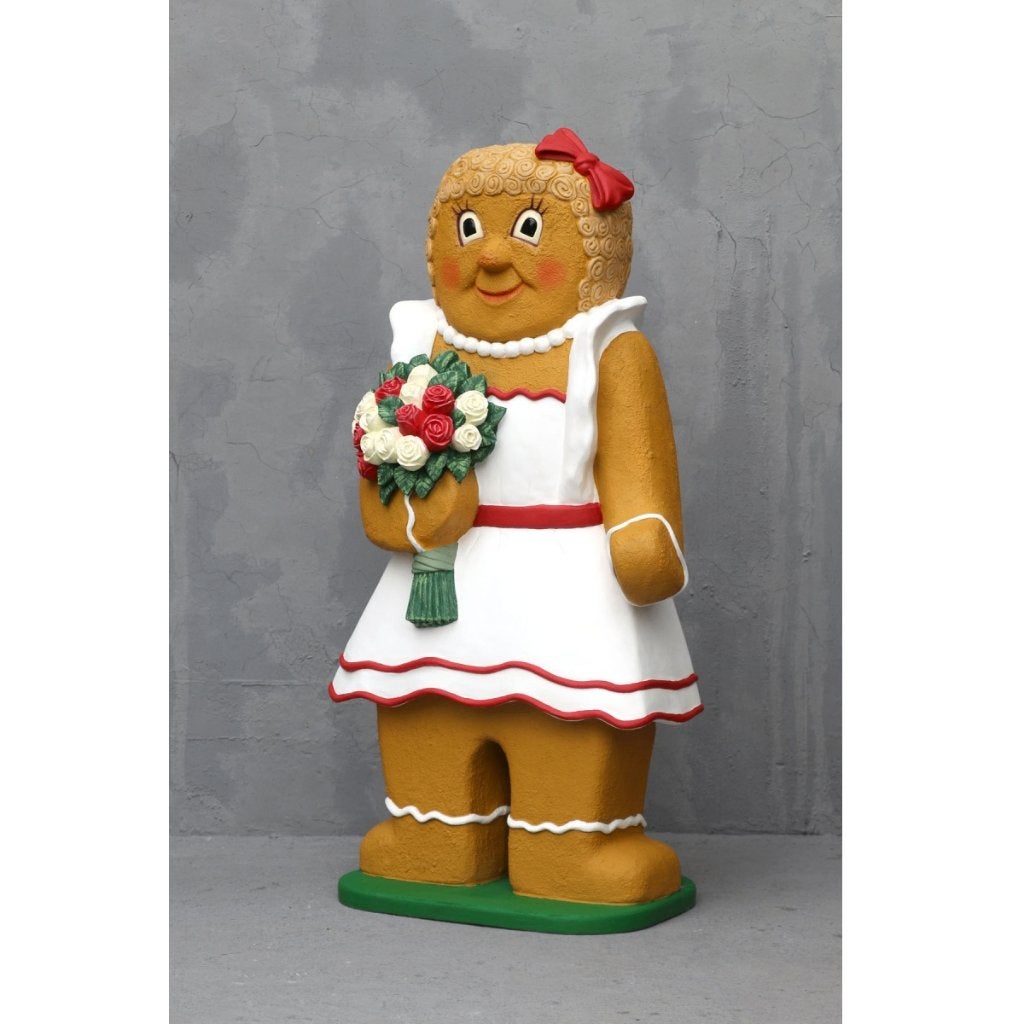 Gingerbread Woman with Flowers Hoogte 191 cm, Ophalen, Nieuw