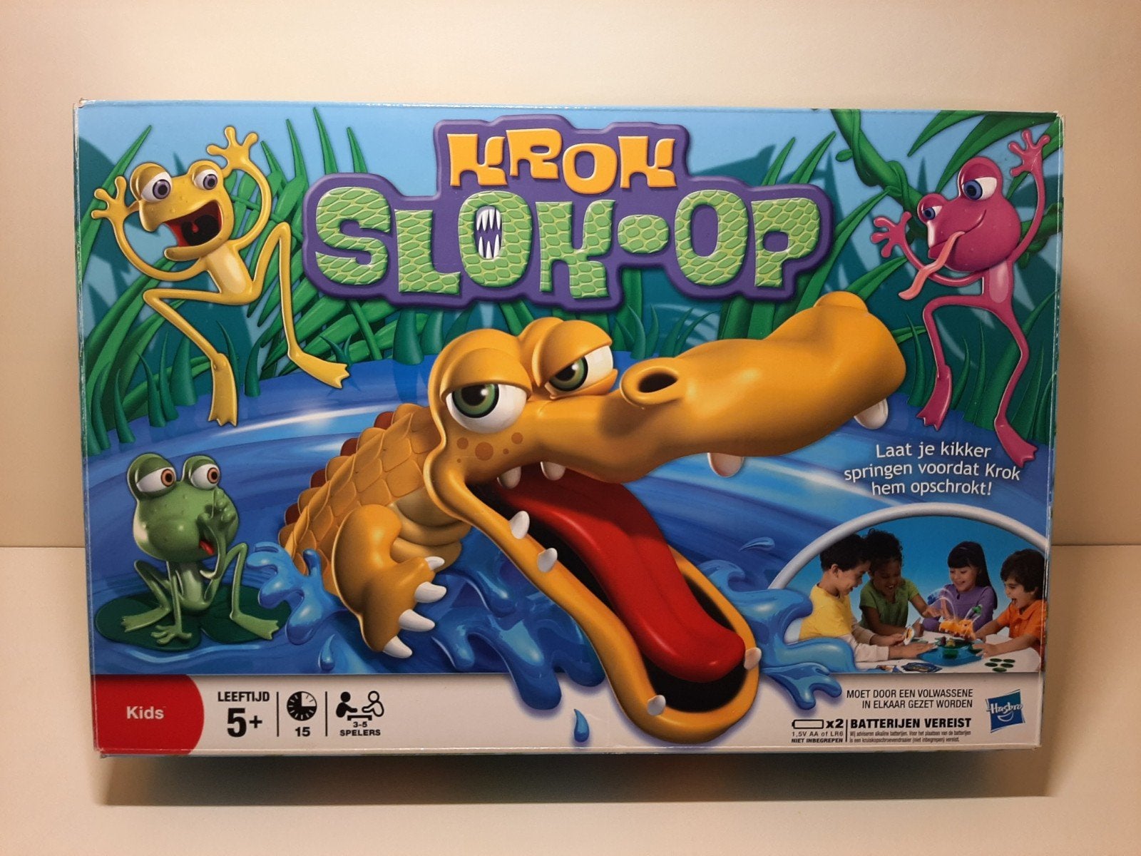 Jeu de plateau Krok Slok Op complet - bon état, 1 ou 2 joueurs, Enlèvement ou Envoi, Comme neuf, HASBRO