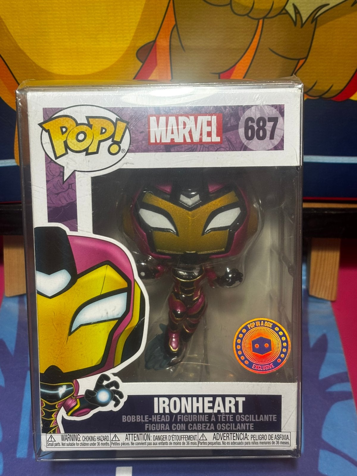 Figurine Funko Pop! Marvel Ironheart #687, Enlèvement ou Envoi, Neuf