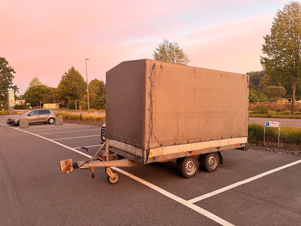 Hapert aanhangwagen, Ophalen, Gebruikt
