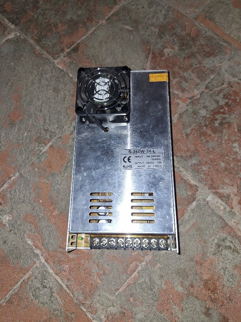 24V DC voeding 360W, Ophalen, Zo goed als nieuw