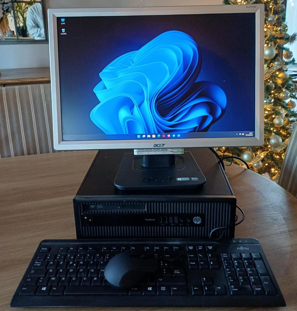 PC Complet-I3- 8 Go Ram - SSD 128Go+HDD 500Go-WiFI, Informatique & Logiciels, 8 GB, Avec moniteur, Enlèvement, Utilisé