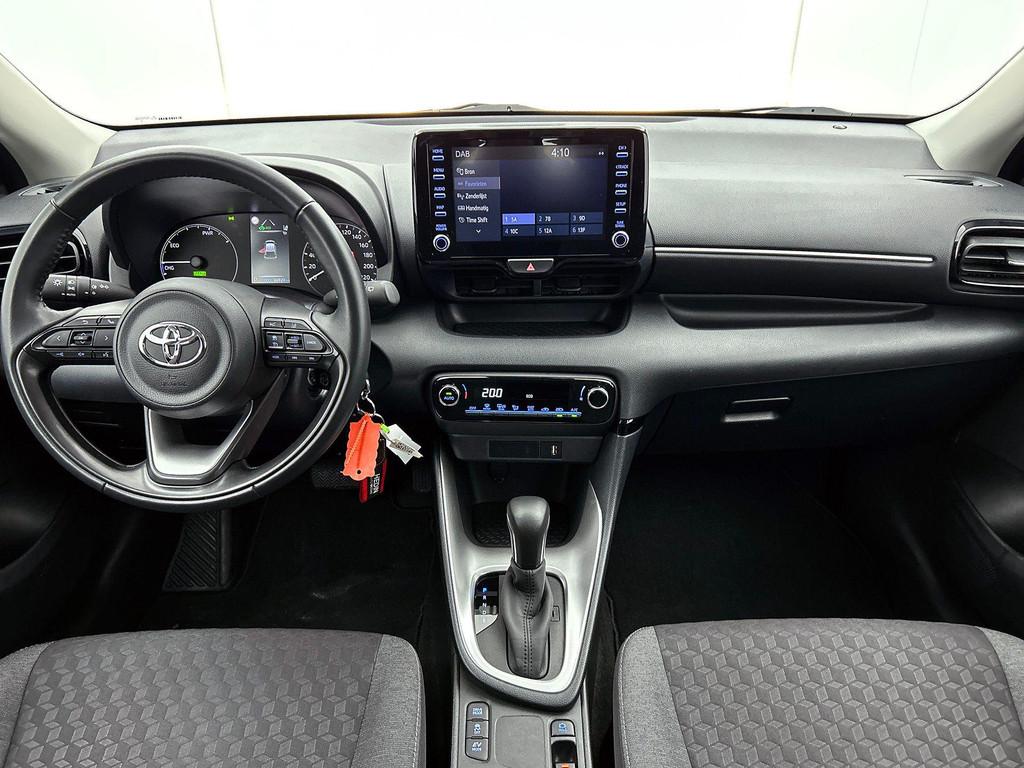 Toyota Yaris 1.5 VVT-i Hybrid 85kW Dynamic e-CVT | Navigatie, Auto's, Gebruikt, Elektrische ramen, Overige kleuren, 116 pk