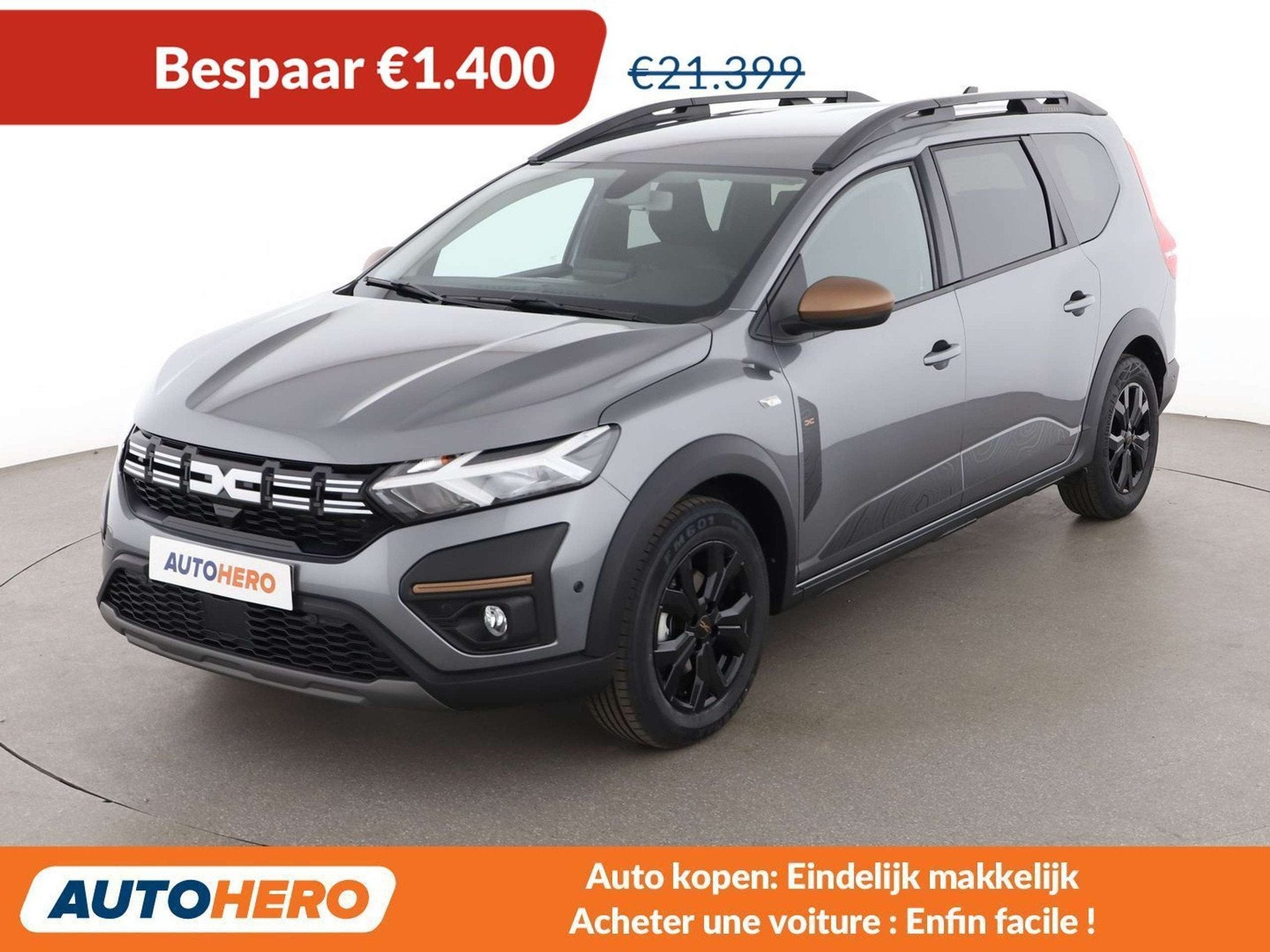 Dacia Jogger 1.6 Hybrid E-Tech Extreme (bj 2024, automaat), Auto's, Dacia, Stof, Gebruikt, Euro 6, LED verlichting
